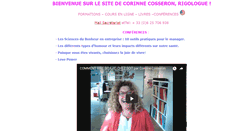 Desktop Screenshot of corinnecosseron.org
